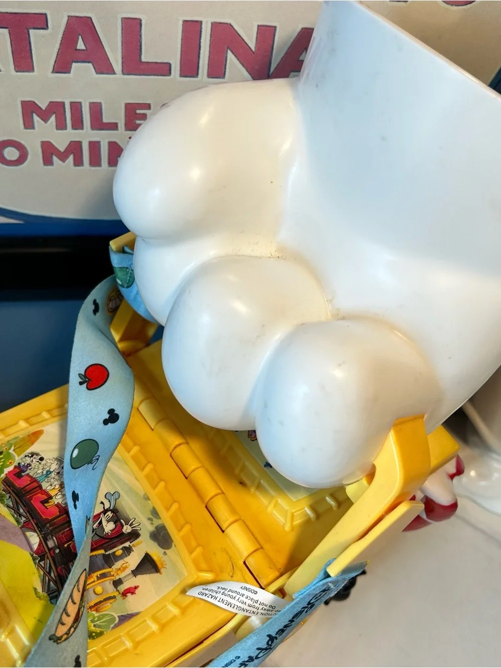 Disney Mickey Mouse Hand Runaway Railway Perfect Picnic Basket Popcorn Bucket